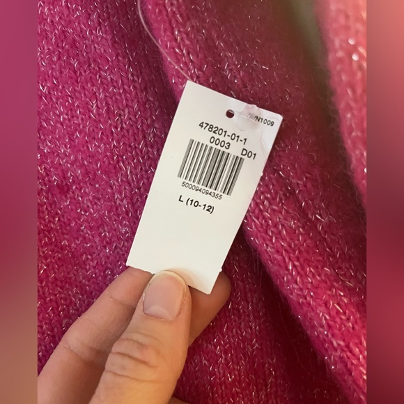 NWT girls size 10/12 pink sweater from Old Navy - Picture 4 of 5